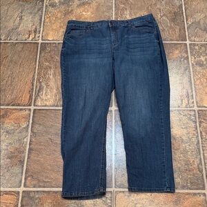 Terra & Sky Dark Blue Straight Leg Jeans